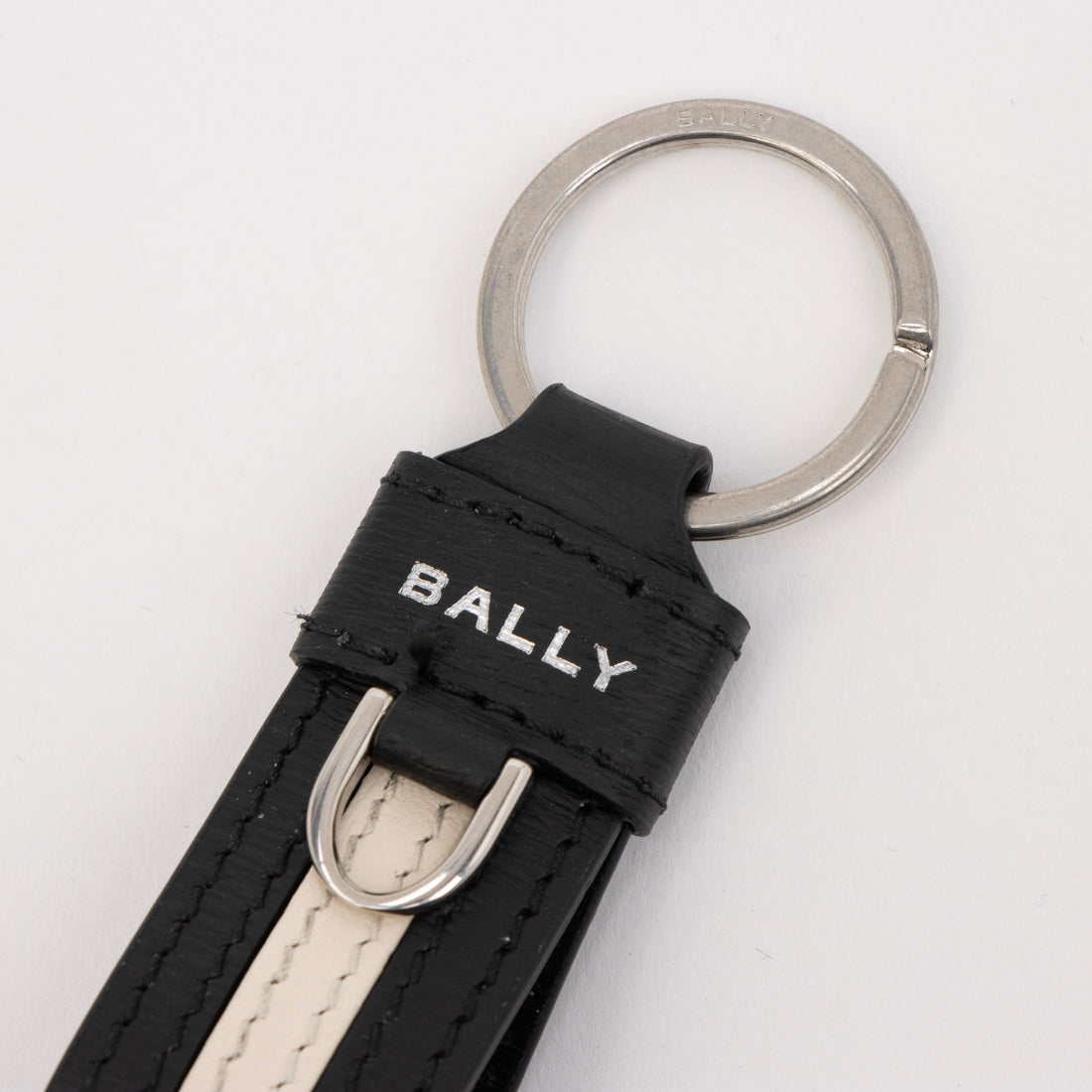 バリー BALLY RBN STR KEYFOB （BLACK） BLACK
