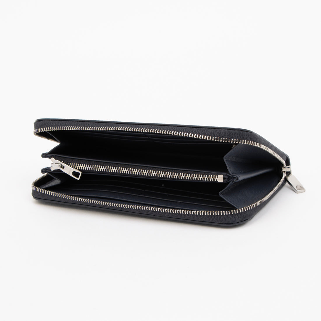 バリー BALLY ZIP AROUND WALLET （NAVY） NAVY