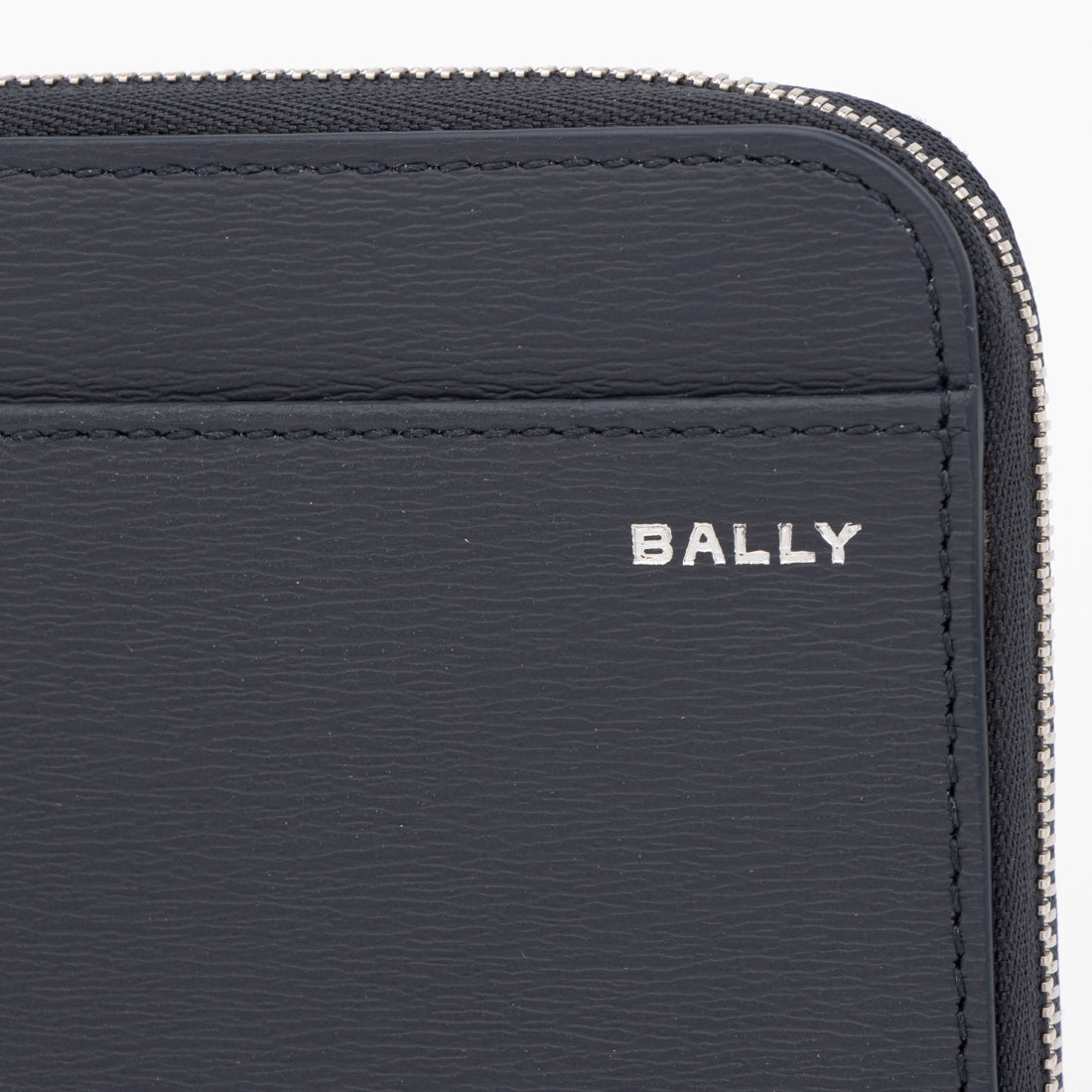 バリー BALLY ZIP AROUND WALLET （NAVY） NAVY