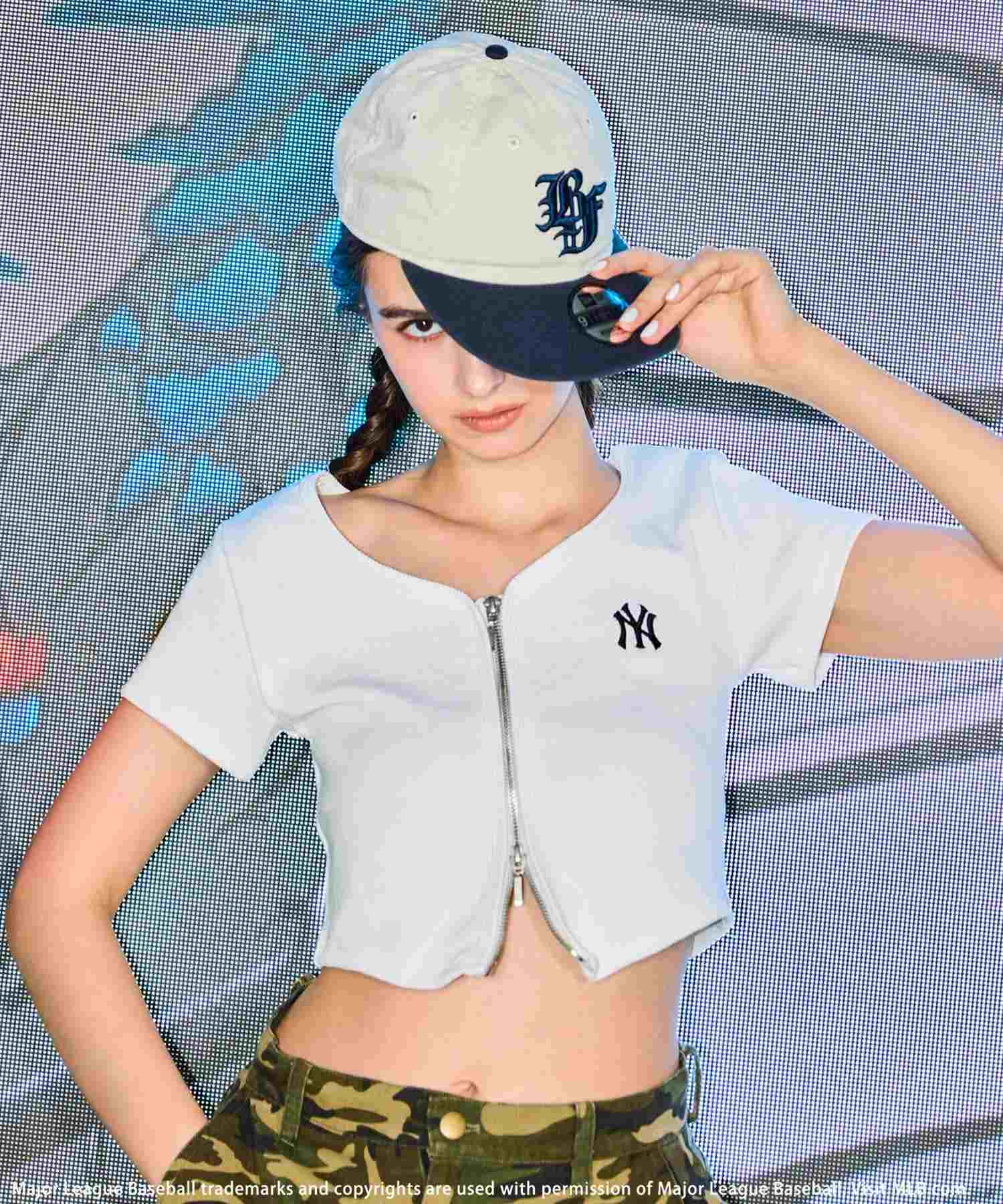 トップス 808 Back to the Field BACK TO THE FIELD 【MLB】ZIP Embroidered Logo