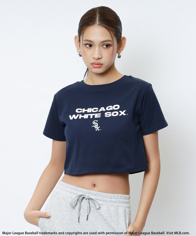 バック トゥー ザ フィールド （ビーティーティーエフ） BACK TO THE FIELD (BTTF) 【MLB】プリントロゴTシャツ （ネイビー） ネイビー