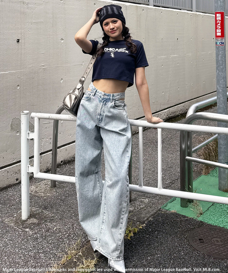 バック トゥー ザ フィールド （ビーティーティーエフ） BACK TO THE FIELD (BTTF) 【MLB】プリントロゴTシャツ （ネイビー） ネイビー