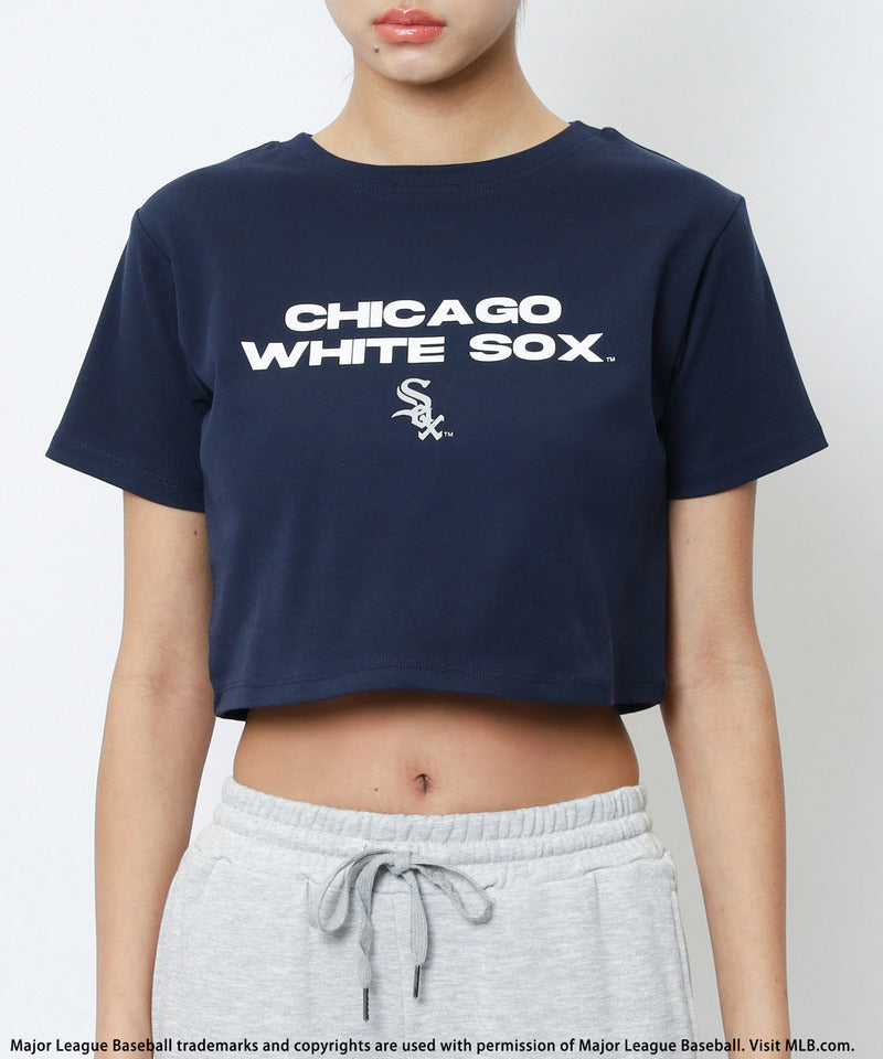 バック トゥー ザ フィールド （ビーティーティーエフ） BACK TO THE FIELD (BTTF) 【MLB】プリントロゴTシャツ （ネイビー） ネイビー
