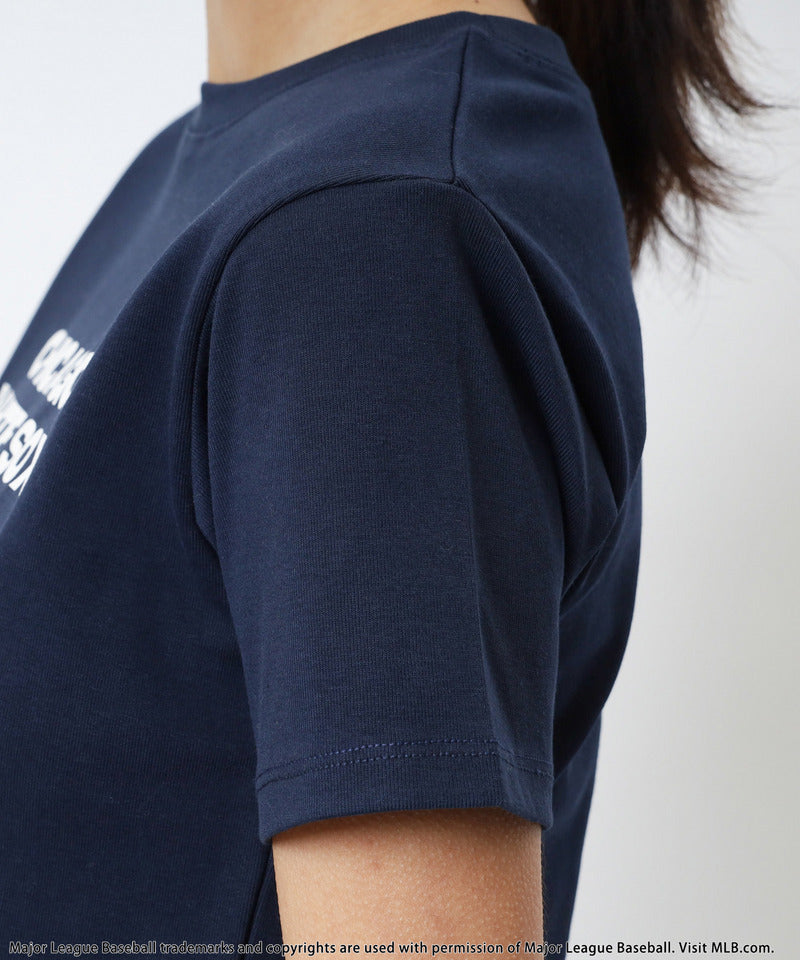 バック トゥー ザ フィールド （ビーティーティーエフ） BACK TO THE FIELD (BTTF) 【MLB】プリントロゴTシャツ （ネイビー） ネイビー