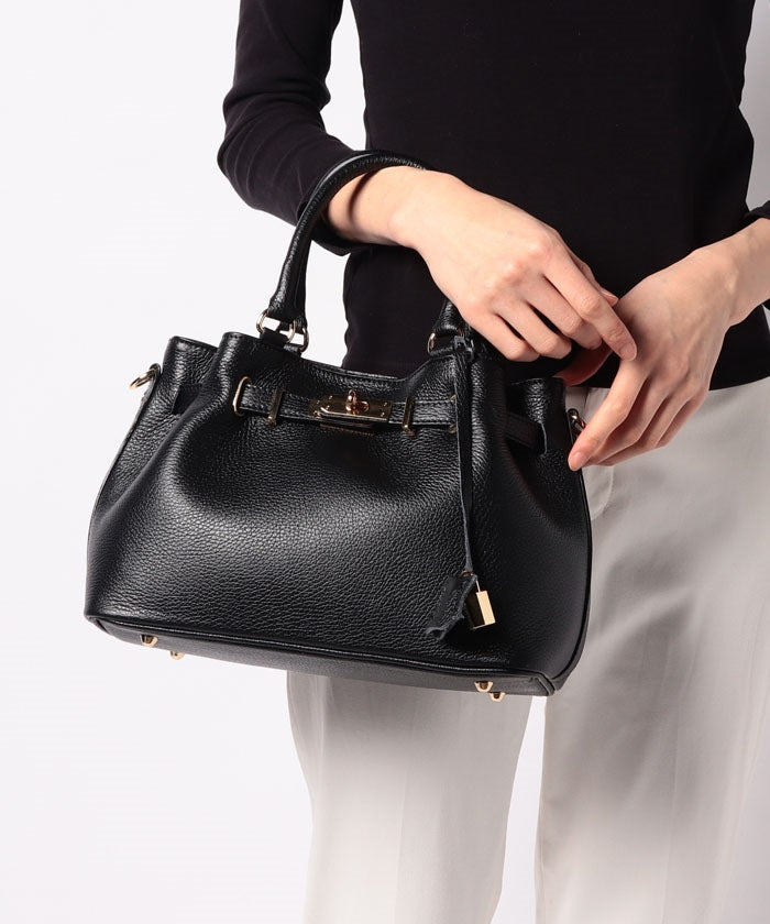 BASE BASE Italian-made genuine leather 2-way tote bag