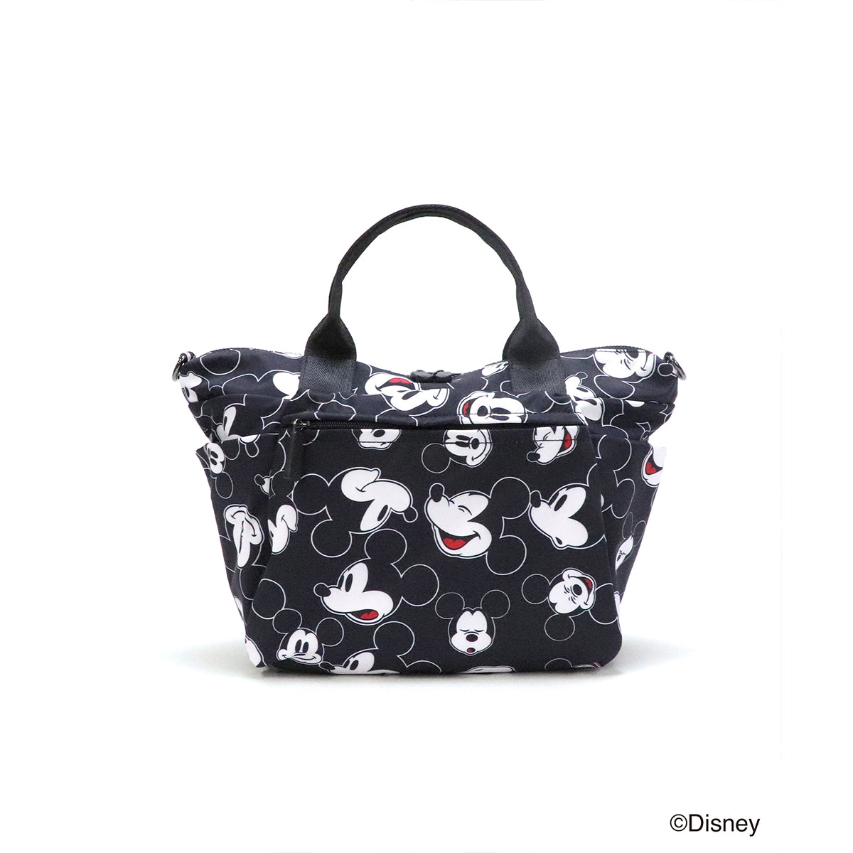 ベース BASE 【Disney(ディズニー)】（ミッキーマウス） 総柄 2way トート （ブラック） ブラック