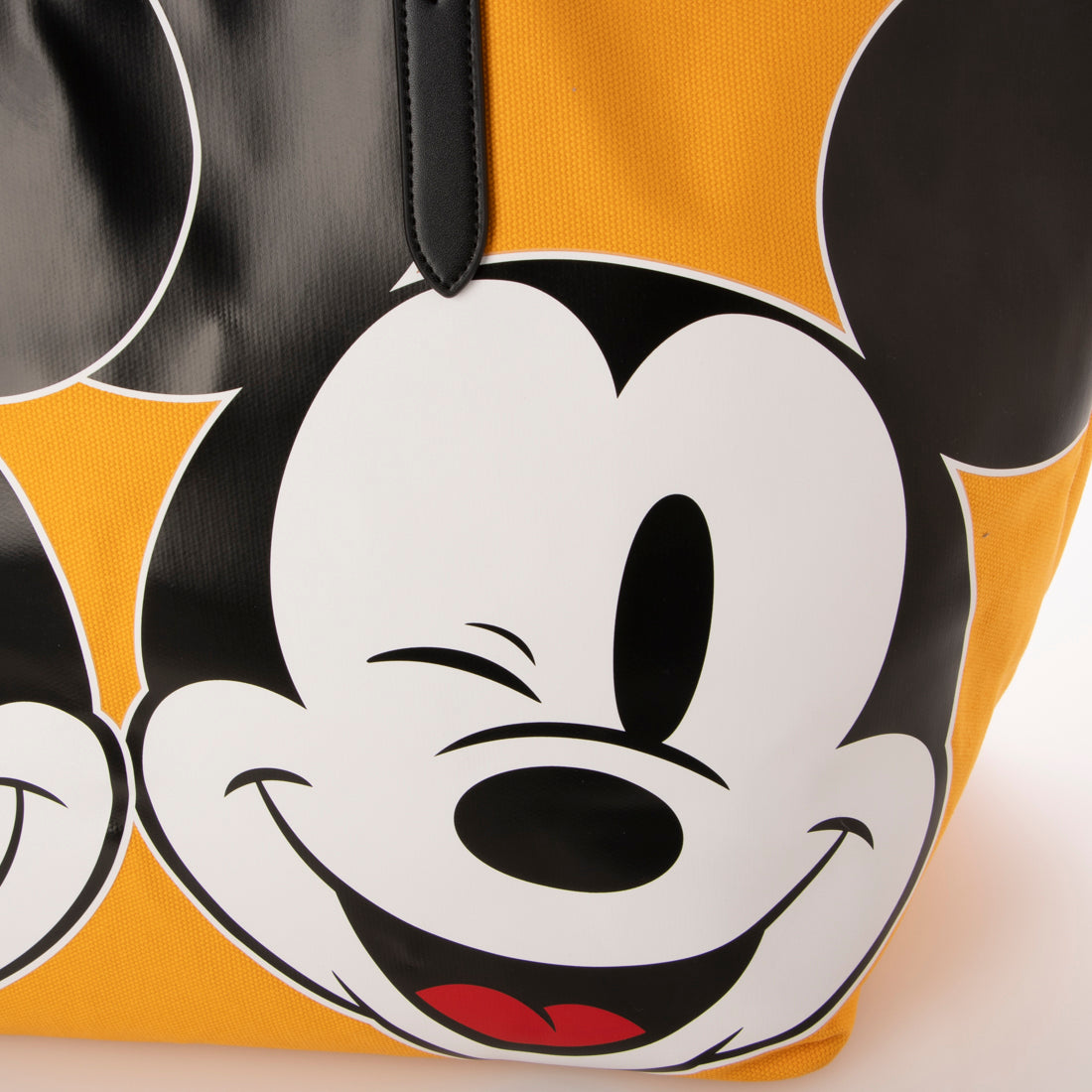 ベース BASE 【Disney(ディズニー)】（ミッキーマウス＆ミニーマウス） キャンバストート 大 （イエロー） イエロー
