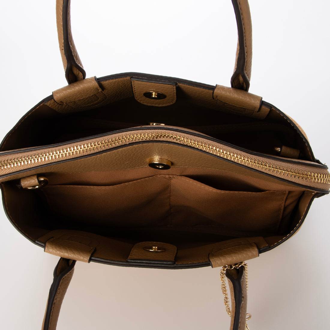 ベース BASE 【500mlペットボトル収納可】ナイロン×レザー 2WAY ハンドバッグ （グレー） グレー