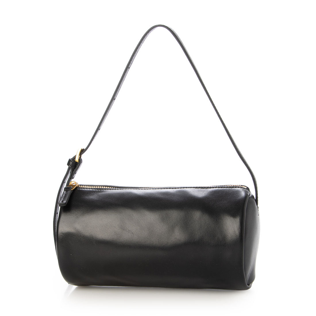 ベース BASE 【LA MARGE】【本革】ミニシリンダー レザー ショルダーバッグ （ブラック） ブラック