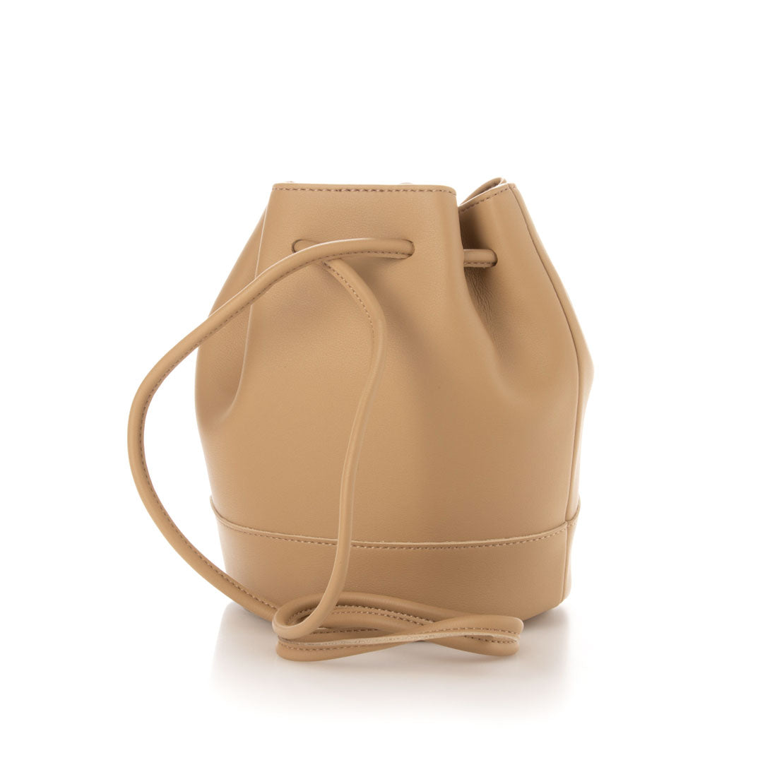 ベース  BASEショルダーバッグ ショルダー 巾着 レディース シンプル フェイクレザー 軽量 超軽量 小さめ 無地 お洒落 女性 鞄 カバン BAG スモール ミニ おしゃれ 斜め掛け フェミニン かわいい 可愛い(ベージュ) ベージュ