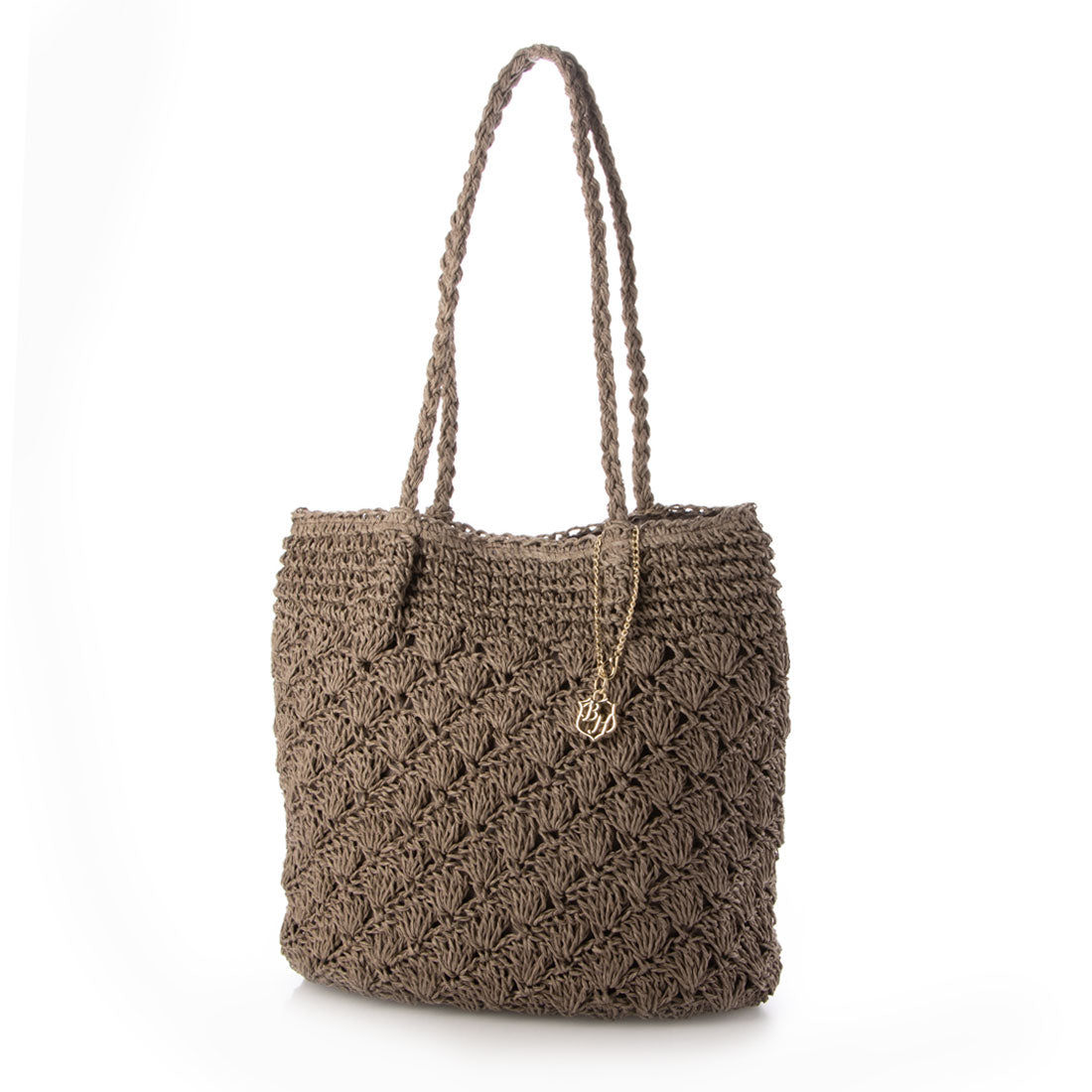 Base Tote Bag, Basket Bag, Stylish, Women, Ladies, Knitted, Elegant, Plain, Spring, Summer, Simple, Clean, Casual, Resort, Large, Lightweight, Travel, Plain, Shoulder Bag