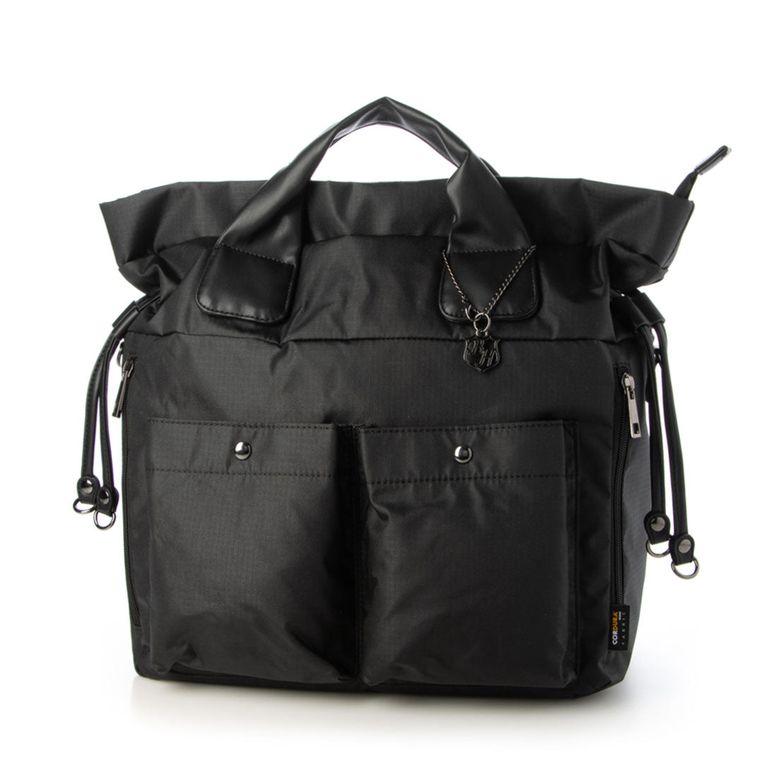 BASE Backpack, Cordura Nylon, 3-way, 2-way, Tote Bag, Shoulder Bag, A4, A4 Size, Simple, Water Repellent, Durable, Simple, Charm Included, Pocket, Plain, Commuting, School, Travel, Women, Cute, Casual, Large Capacity, Outdoor