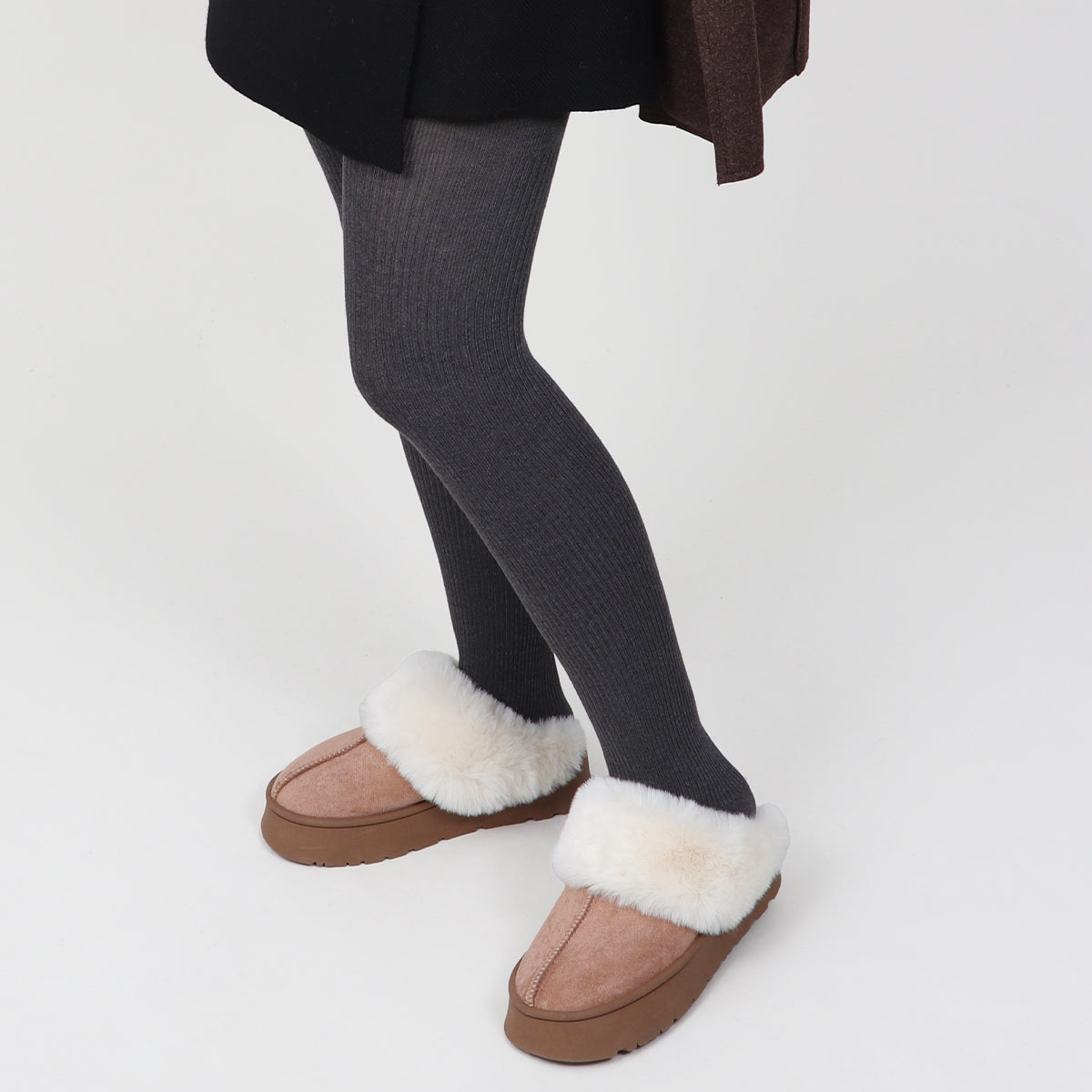 BASE Clog-style Mouton Boots