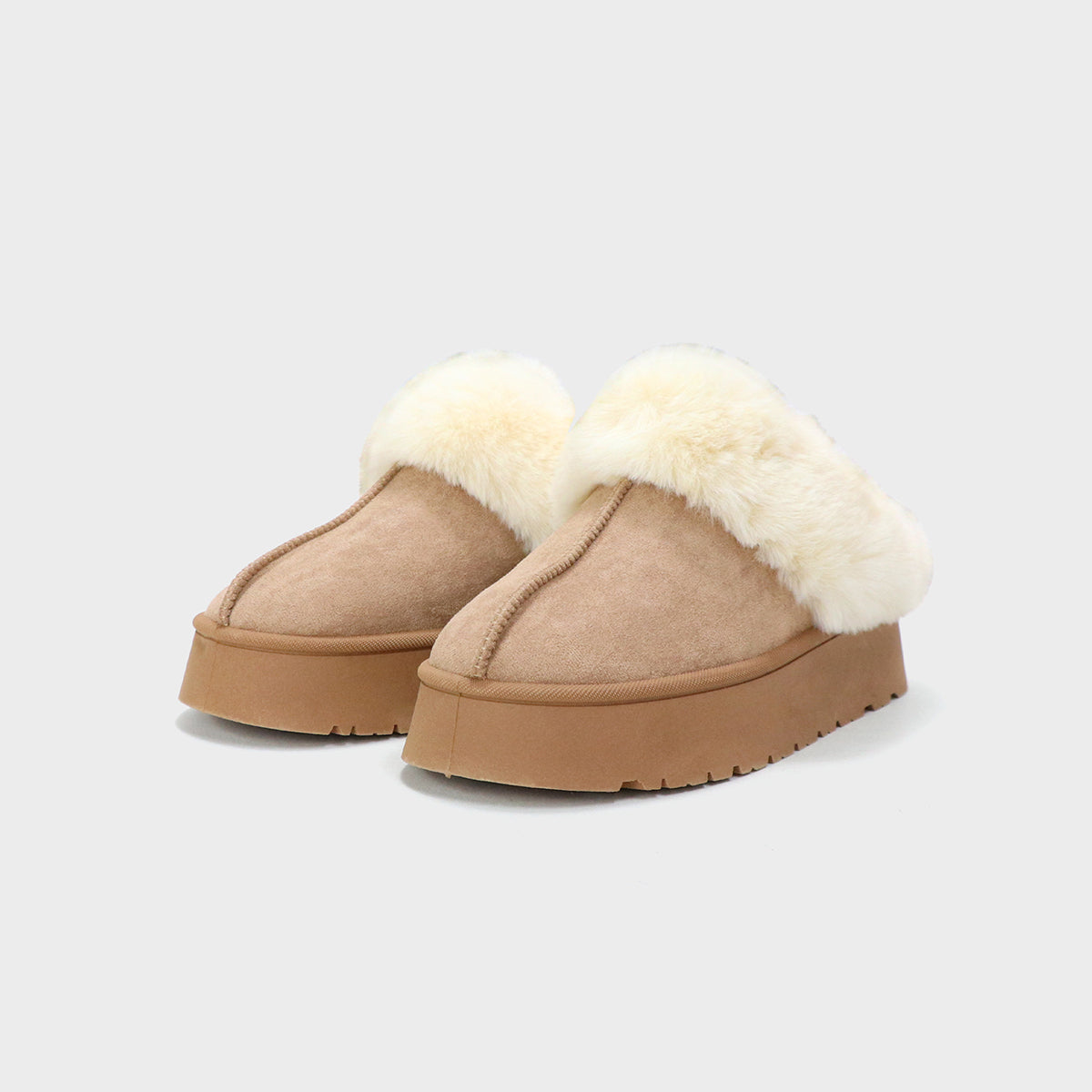 BASE Clog-style Mouton Boots
