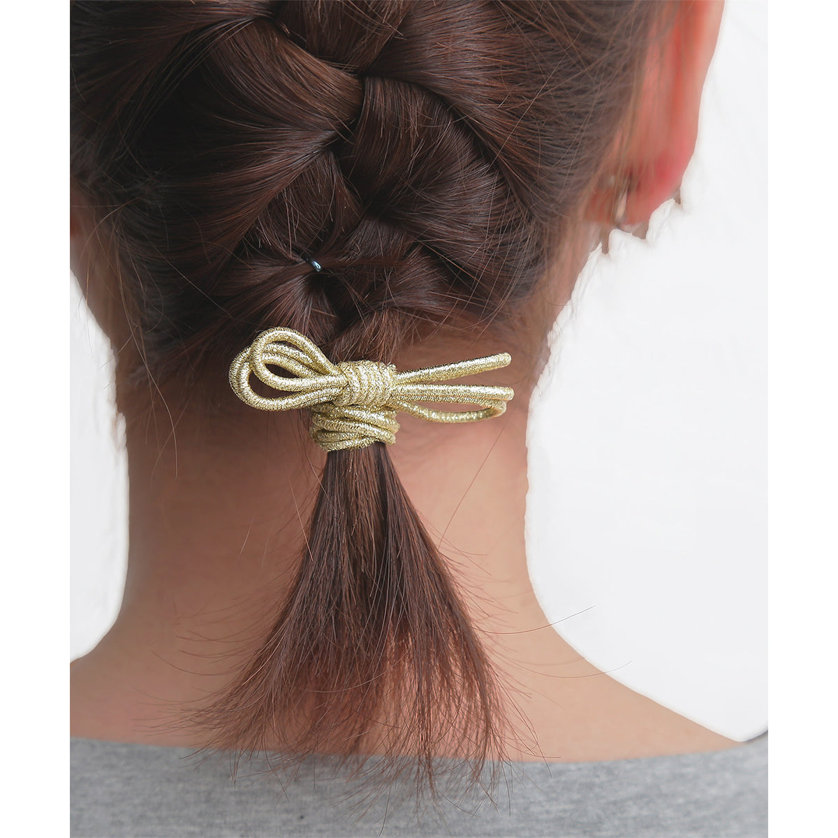 ベース BASE ハンドメイドリボンヘアゴム 10個入りセット