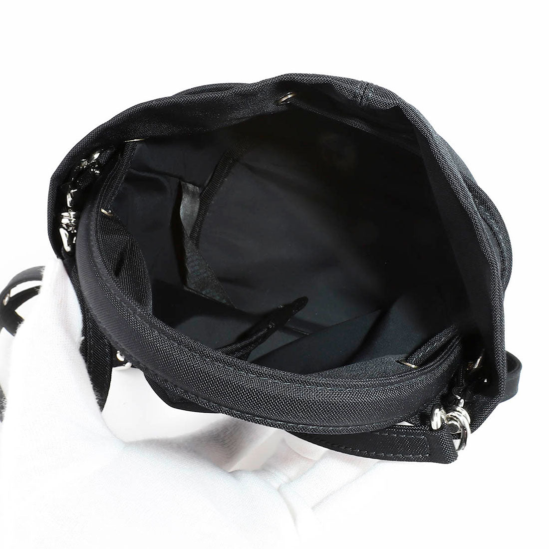 バレンシアガ BALENCIAGA ショルダーバッグ ホイール ドローストリング BASKET BAG 656682 H854N 1060 BLACK （ブラック） ブラック