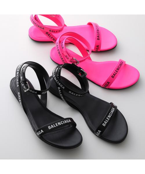 バレンシアガ BALENCIAGA BALENCIAGA サンダル 551154 WBAE1 レザー ストラップ （5610/ACID-PINK/ピンク） 5610/ACID-PINK/ピンク