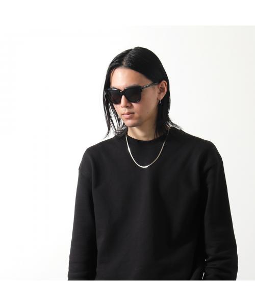 バレンシアガ BALENCIAGA BALENCIAGA サングラス BB0160S スクエア型 ロゴ （001/BLACK/BLACK/GREY） 001/BLACK/BLACK/GREY