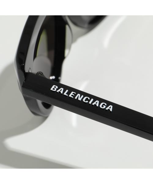 バレンシアガ BALENCIAGA BALENCIAGA サングラス BB0160S スクエア型 ロゴ （001/BLACK/BLACK/GREY） 001/BLACK/BLACK/GREY