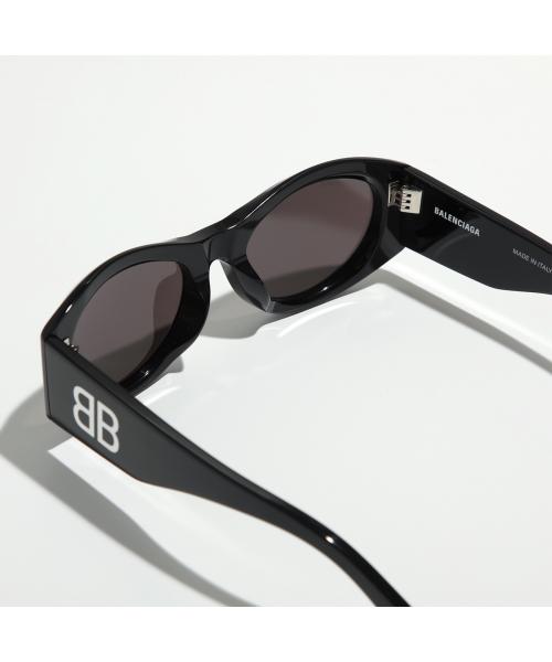 バレンシアガ BALENCIAGA BALENCIAGA サングラス BB0396SK オーバル型 （001/BLACK-BLACK-GREY） 001/BLACK-BLACK-GREY