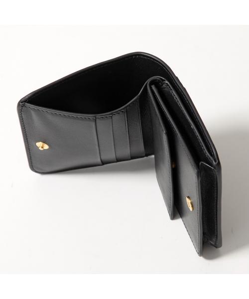 バレンシアガ BALENCIAGA BALENCIAGA 二つ折り財布 Cash 2.0 810901 2ABGH 小銭入れあり （1000/BLACK-ブラック） 1000/BLACK-ブラック
