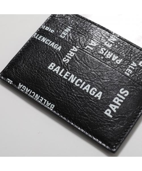 バレンシアガ BALENCIAGA BALENCIAGA カードケース 594309 2AAOC ロゴ （1097/BLACK/L-WHITE） 1097/BLACK/L-WHITE