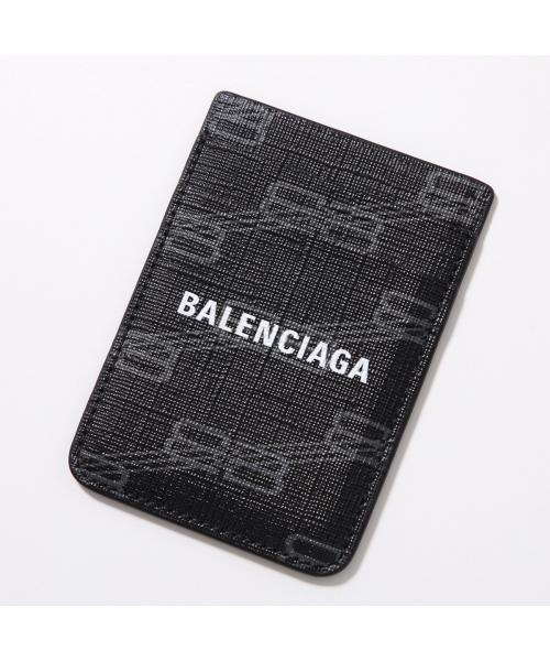 バレンシアガ BALENCIAGA BALENCIAGA カードケース 785250 210D8 マグネット （1061/BLACK/GREY/ブラック） 1061/BLACK/GREY/ブラック