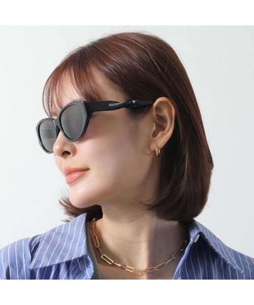 バレンシアガ BALENCIAGA BALENCIAGA サングラス BB0209SA ボストン型 （001/BLACK-BLACK-GREY） 001/BLACK-BLACK-GREY