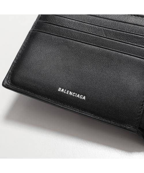 バレンシアガ BALENCIAGA BALENCIAGA 二つ折り財布 768429 2AA56 小銭入れあり （1000/BLACK/ブラック） 1000/BLACK/ブラック