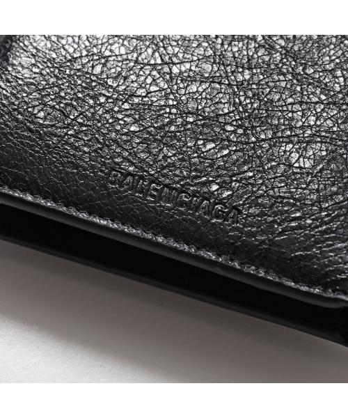 バレンシアガ BALENCIAGA BALENCIAGA 二つ折り財布 768429 2AA56 小銭入れあり （1000/BLACK/ブラック） 1000/BLACK/ブラック