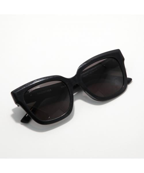 バレンシアガ BALENCIAGA BALENCIAGA サングラス BB0237SA ウェリントン型 （001/BLACK-BLACK-GREY） 001/BLACK-BLACK-GREY