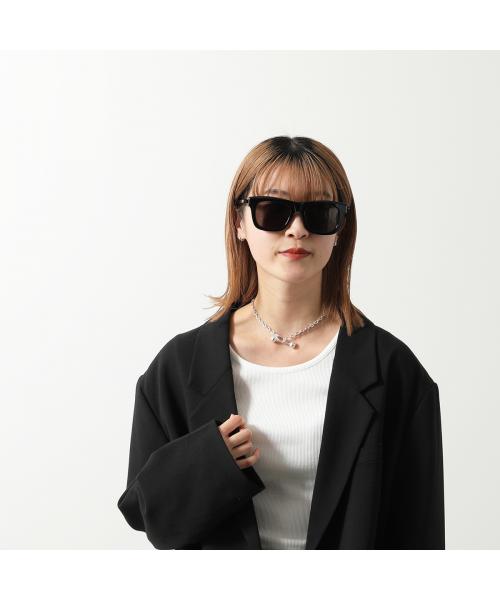 バレンシアガ BALENCIAGA BALENCIAGA サングラス BB0161S スクエア型 ロゴ （001/BLACK-BLACK-GREY） 001/BLACK-BLACK-GREY