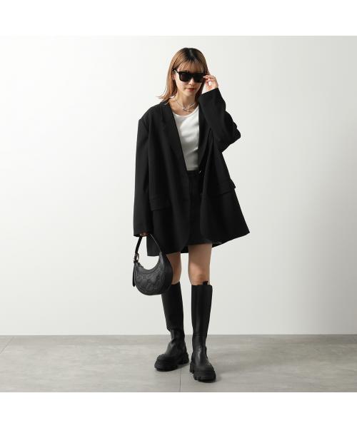 バレンシアガ BALENCIAGA BALENCIAGA サングラス BB0161S スクエア型 ロゴ （001/BLACK-BLACK-GREY） 001/BLACK-BLACK-GREY