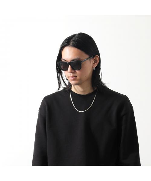 バレンシアガ BALENCIAGA BALENCIAGA サングラス BB0161S スクエア型 ロゴ （001/BLACK-BLACK-GREY） 001/BLACK-BLACK-GREY