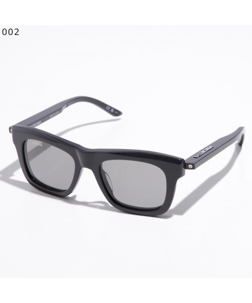 バレンシアガ BALENCIAGA BALENCIAGA サングラス BB0161S スクエア型 ロゴ （001/BLACK-BLACK-GREY） 001/BLACK-BLACK-GREY