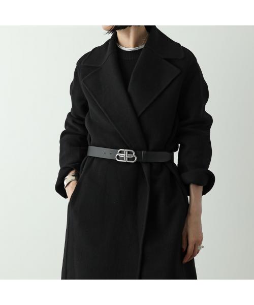 バレンシアガ BALENCIAGA BALENCIAGA ベルト BB LARGE BELT 35 570370 レザー （1CH0B/1000金具シルバー） 1CH0B/1000金具シルバー
