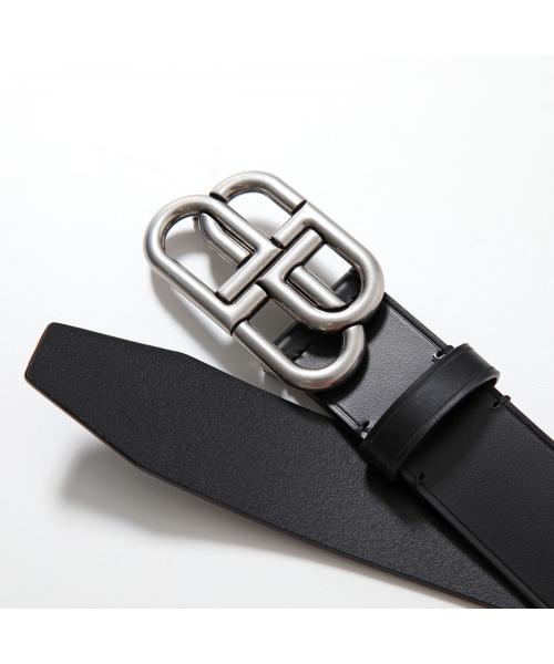 バレンシアガ BALENCIAGA BALENCIAGA ベルト BB LARGE BELT 35 570370 レザー （1CH0B/1000金具シルバー） 1CH0B/1000金具シルバー