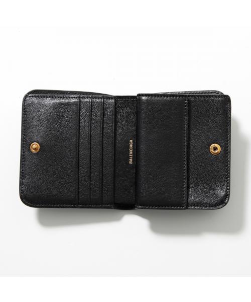 在庫処分セール 言い換え バレンシアガ BALENCIAGA 短 コンパクトウォレット 594216 ロゴ 小物