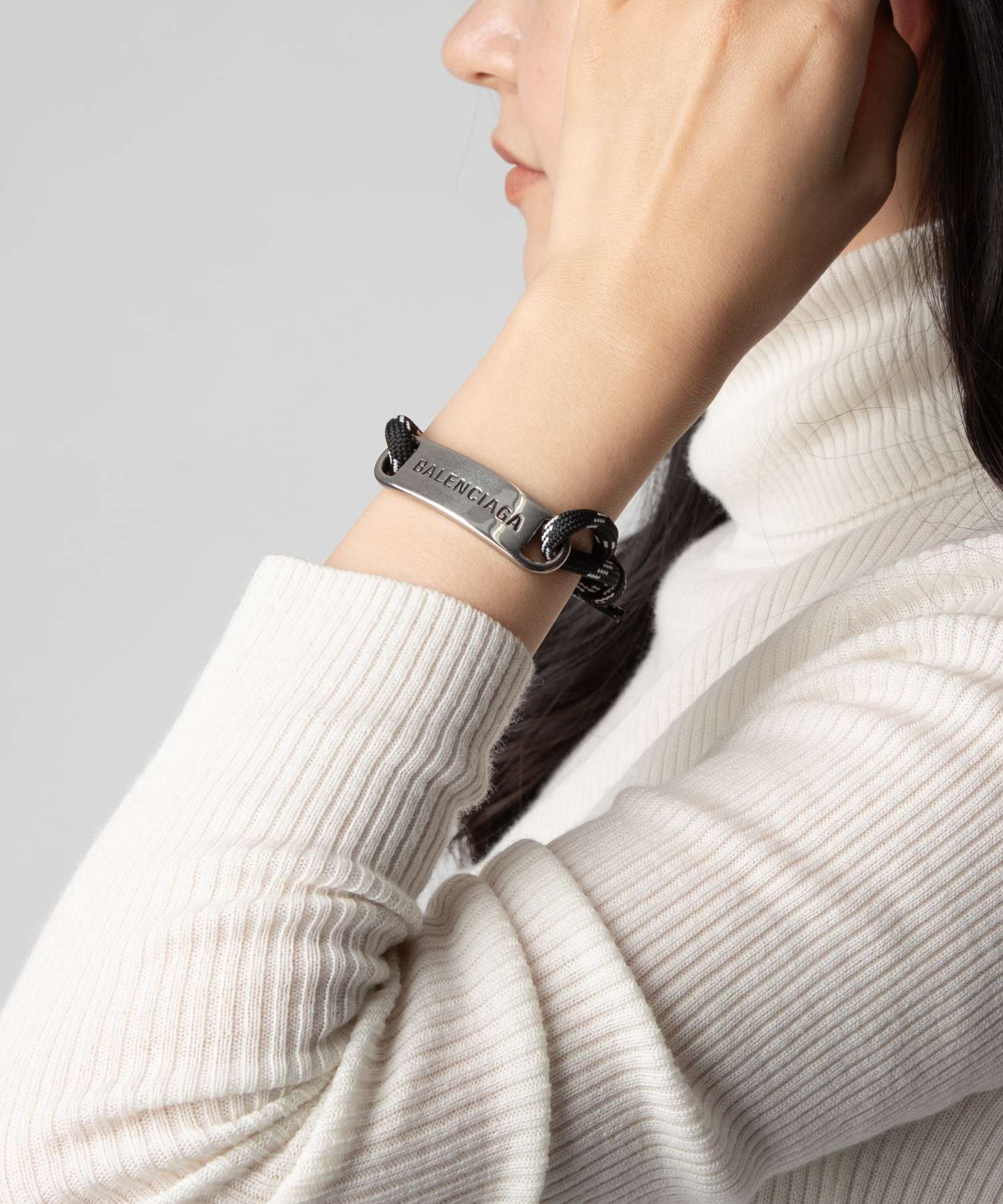 BALENCIAGA BALENCIAGA BALENCIAGA BALENCIAGA Plate Bracelet 656418 TVX4