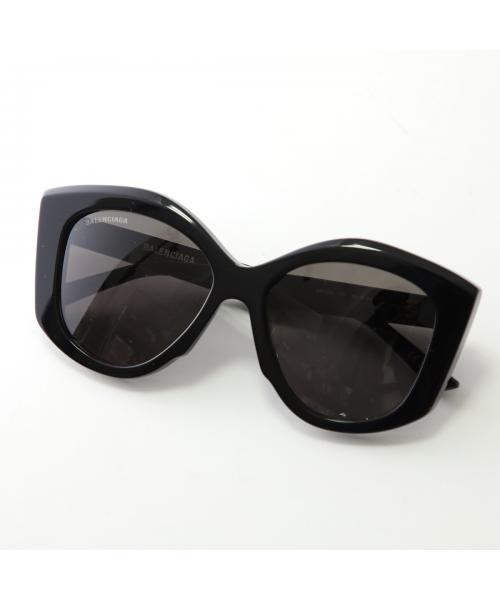 バレンシアガ BALENCIAGA BALENCIAGA サングラス BB0126S バタフライ型 （001/BLACK-BLACK-GREY） 001/BLACK-BLACK-GREY