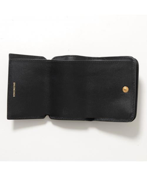 バレンシアガ BALENCIAGA BALENCIAGA 三つ折り財布 Cash 2.0 MINI 810904 2ABGH （1000/BLACK-ブラック） 1000/BLACK-ブラック