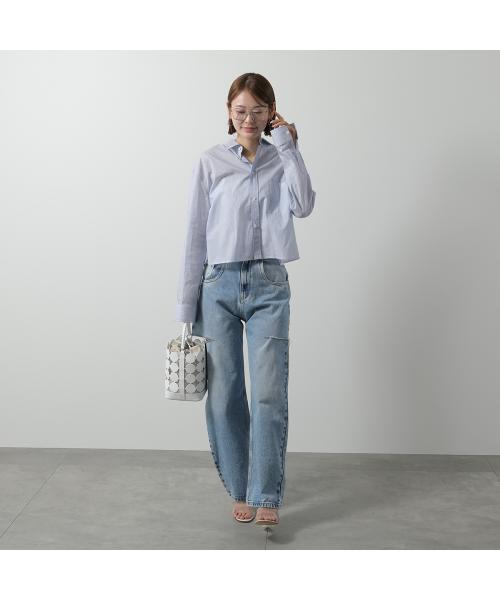 バレンシアガ BALENCIAGA BALENCIAGA メガネ BB0198O ポリゴン型 メタルフレーム （003/SILVERSILVERTRANSPARE） 003/SILVERSILVERTRANSPARE