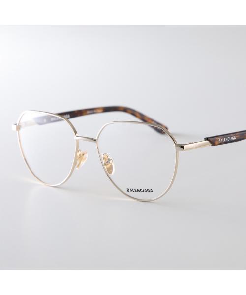 バレンシアガ BALENCIAGA BALENCIAGA メガネ BB0249O ラウンド型 クラウンパント型 （002/GOLD-HAVANA-TRANSPAR） 002/GOLD-HAVANA-TRANSPAR