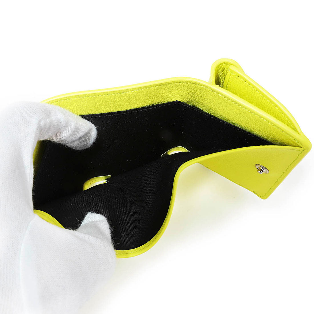 バレンシアガ BALENCIAGA 3つ折り財布 ペーパー MINI WALLET 391446 DLQ0N 7302 YELLOW （イエロー） イエロー