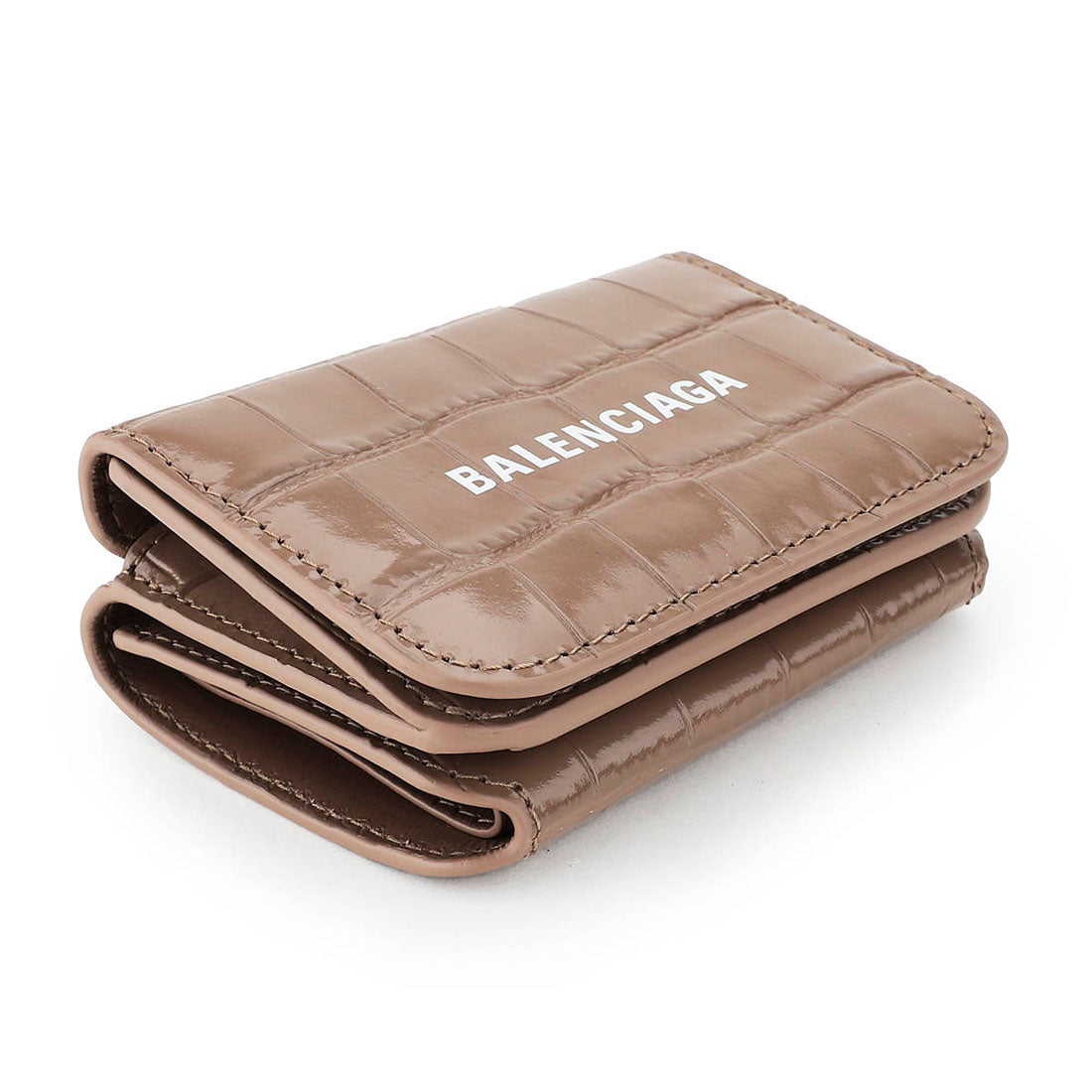 バレンシアガ BALENCIAGA 3つ折り財布 キャッシュ MINI WALLET 593813 1LRR3 1260 BEIGE （ベージュ） ベージュ