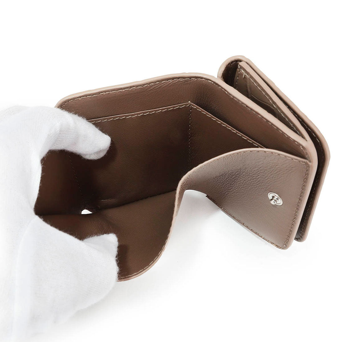 バレンシアガ BALENCIAGA 3つ折り財布 キャッシュ MINI WALLET 593813 1LRR3 1260 BEIGE （ベージュ） ベージュ