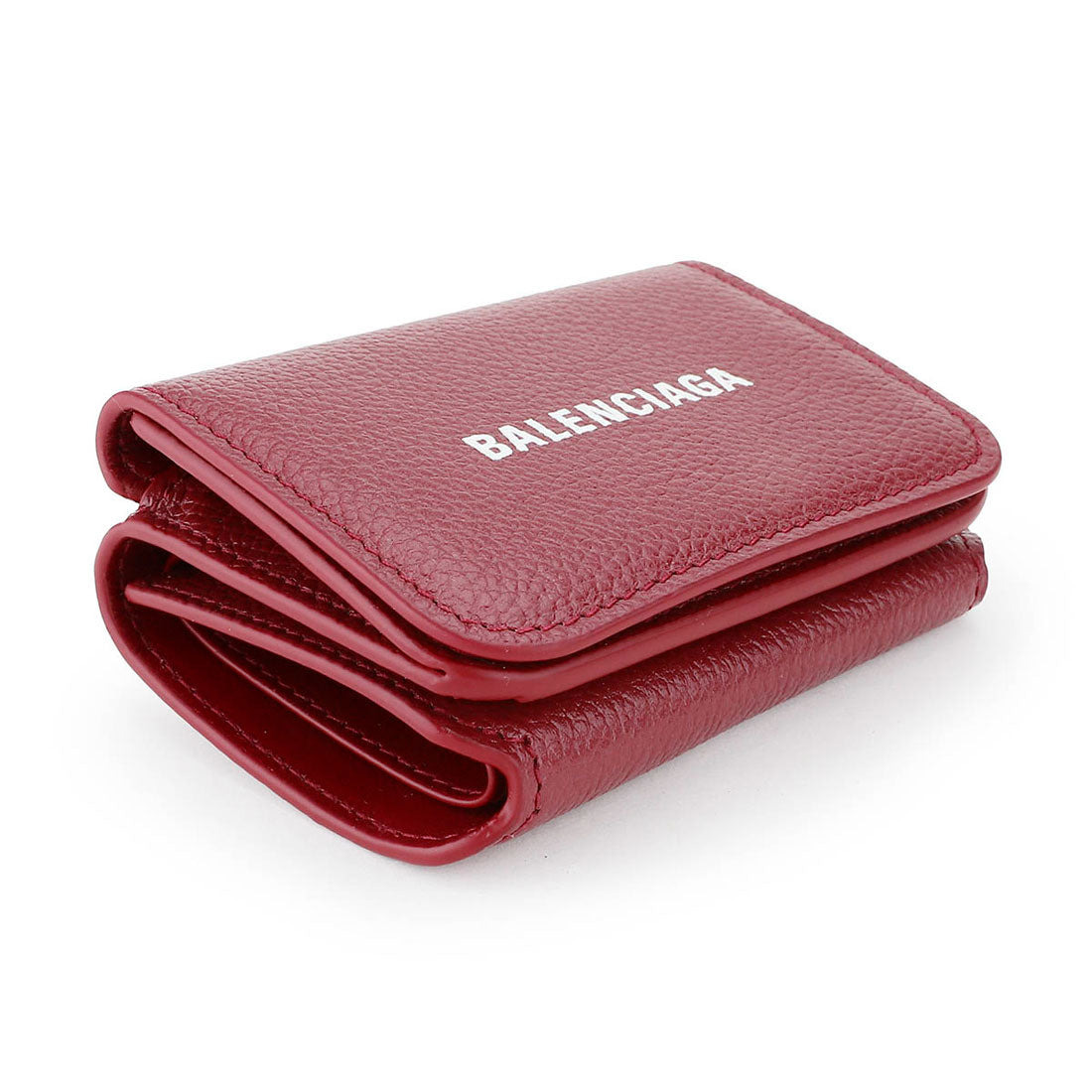 バレンシアガ BALENCIAGA 3つ折り財布 キャッシュ MINI WALLET 593813 1IZI3 6091 WINE RED （ワインレッド） ワインレッド