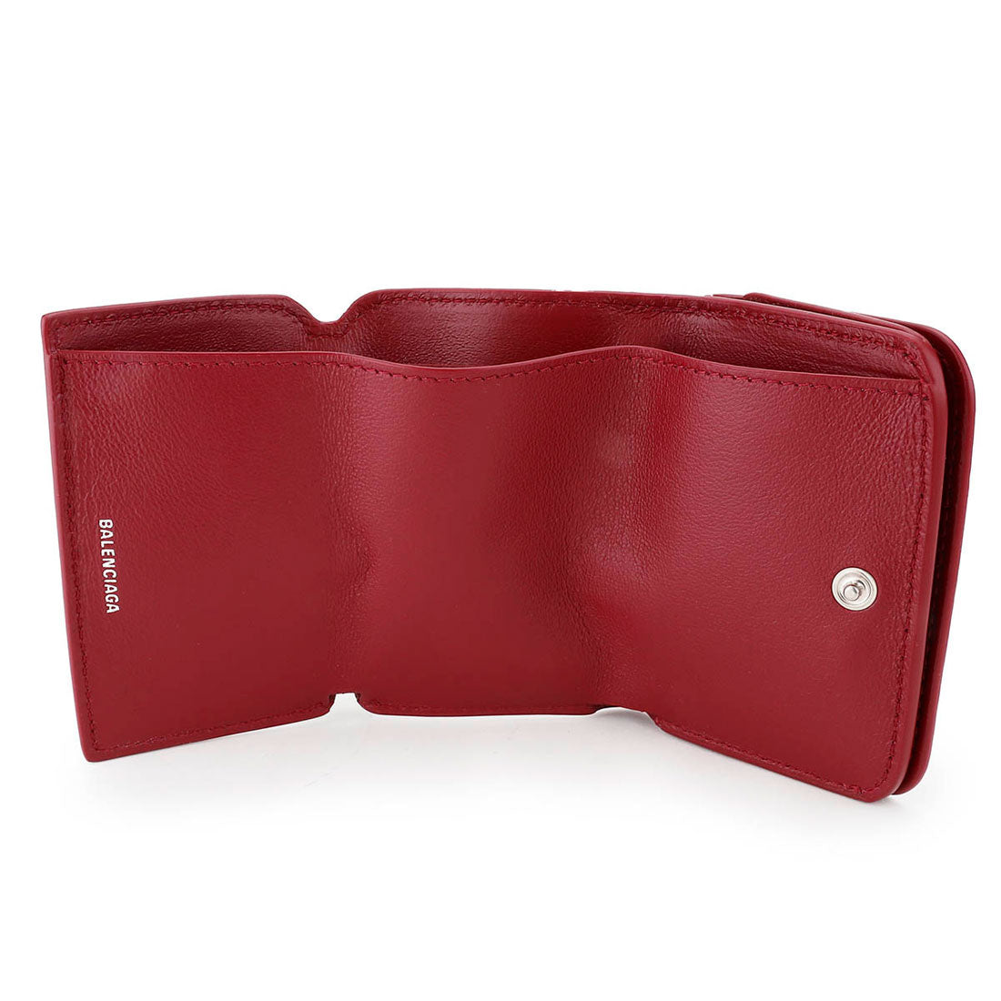 バレンシアガ BALENCIAGA 3つ折り財布 キャッシュ MINI WALLET 593813 1IZI3 6091 WINE RED （ワインレッド） ワインレッド