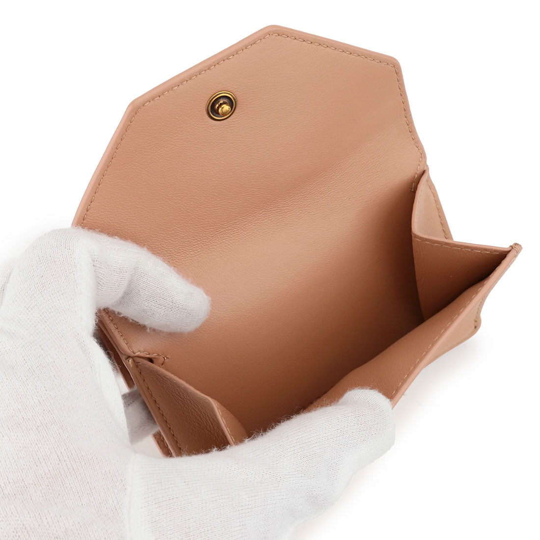 バレンシアガ BALENCIAGA 3つ折り財布 エンベロープ MINI WALLET 736730 2AAFT 9607 BEIGE （ベージュ） ベージュ