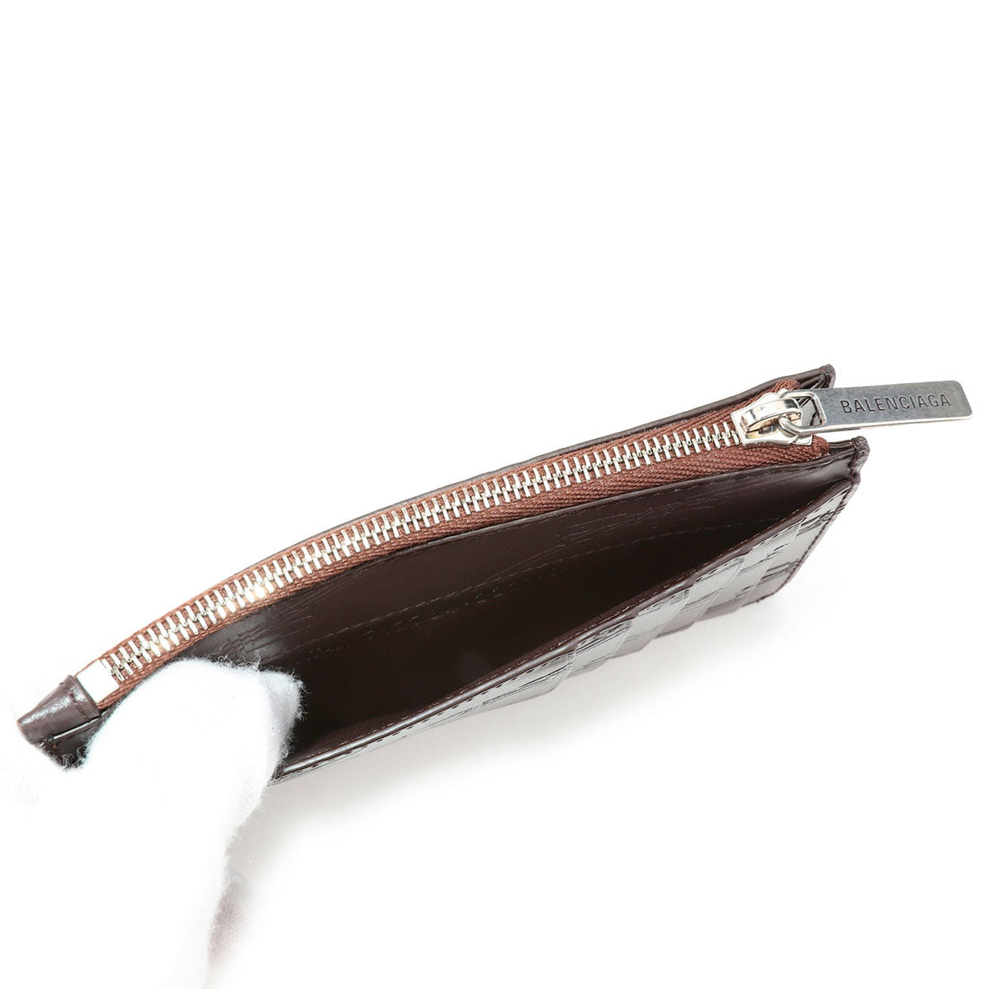 バレンシアガ BALENCIAGA カードケース シグネチャー ラージ ロング コイン＆カードホルダー 717784 210JS 2221 BROWN （ブラウン） ブラウン